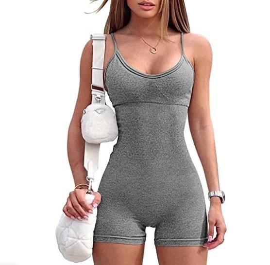 Mono Corto con Tirantes para Mujeres - Ropa Activa Elegante
