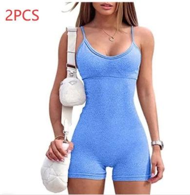 Mono Corto con Tirantes para Mujeres - Ropa Activa Elegante