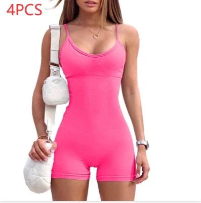 Mono Corto con Tirantes para Mujeres - Ropa Activa Elegante