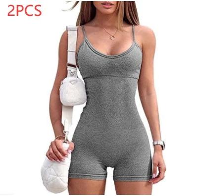 Mono Corto con Tirantes para Mujeres - Ropa Activa Elegante
