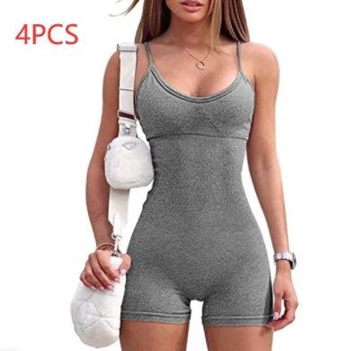 Mono Corto con Tirantes para Mujeres - Ropa Activa Elegante