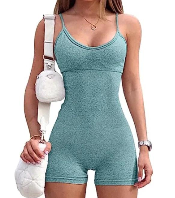 Mono Corto con Tirantes para Mujeres - Ropa Activa Elegante