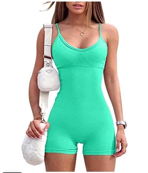 Mono Corto con Tirantes para Mujeres - Ropa Activa Elegante