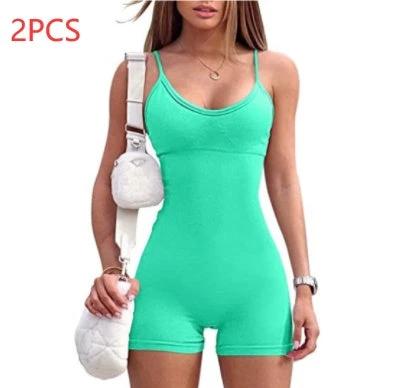 Mono Corto con Tirantes para Mujeres - Ropa Activa Elegante
