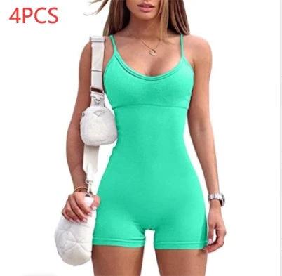 Mono Corto con Tirantes para Mujeres - Ropa Activa Elegante
