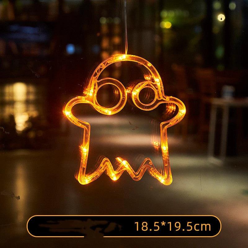 Luces LED para Ventanas de Halloween - Decoración Espeluznante