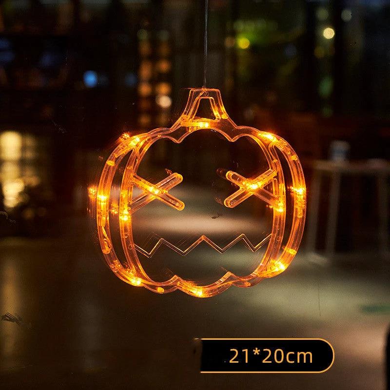Luces LED para Ventanas de Halloween - Decoración Espeluznante
