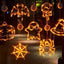 Luces LED para Ventanas de Halloween - Decoración Espeluznante