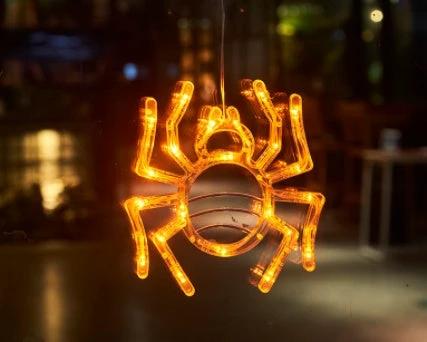 Luces LED para Ventanas de Halloween - Decoración Espeluznante