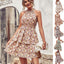 Summer Printed Halter Dress - Boho Backless A-Line