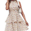 Summer Printed Halter Dress - Boho Backless A-Line