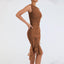 Vestido sin mangas ajustado de verano para mujeres
