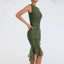 Vestido sin mangas ajustado de verano para mujeres