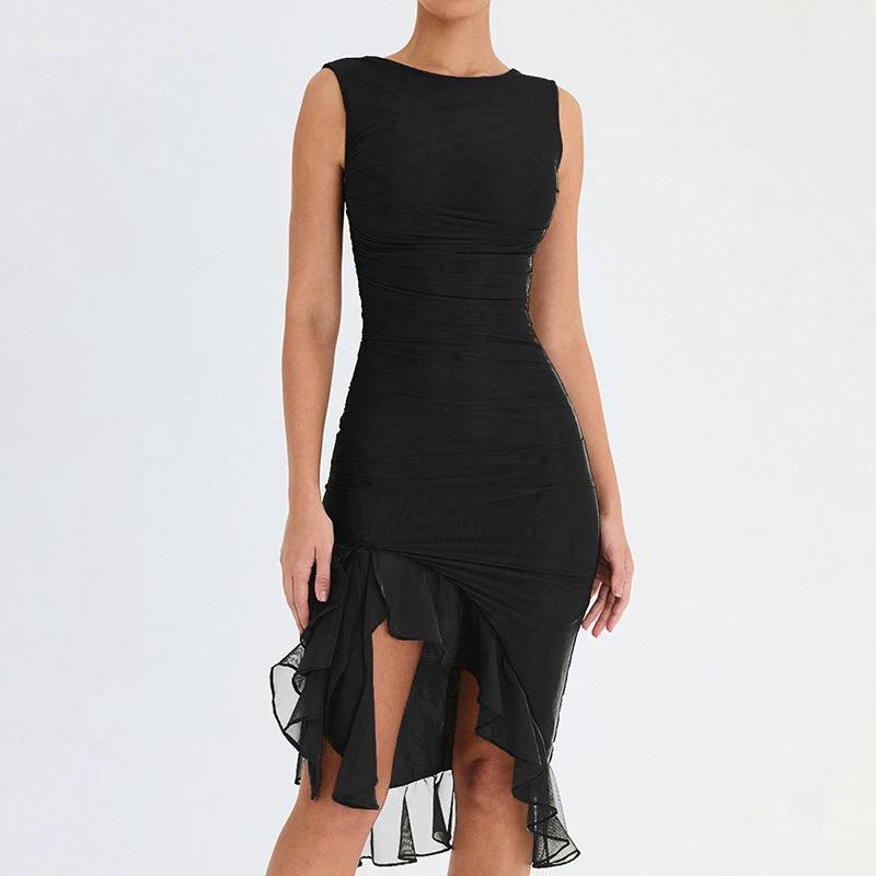 Vestido sin mangas ajustado de verano para mujeres
