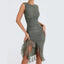 Vestido sin mangas ajustado de verano para mujeres