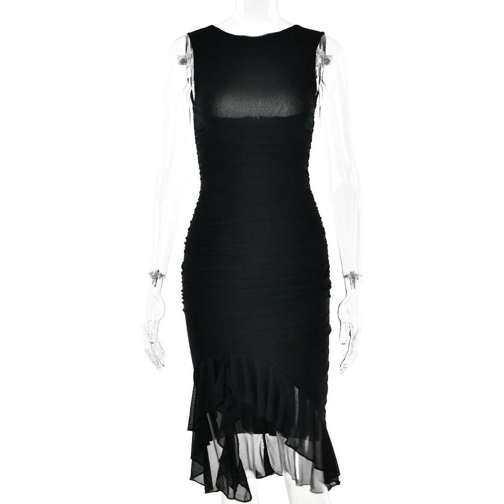 Vestido sin mangas ajustado de verano para mujeres