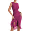 Vestido sin mangas ajustado de verano para mujeres
