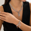 Thick Chain Lock and Key Pendant Necklace