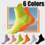 Calcetines de Crew para Mujer TrailBliss - 6 Pares con Amortiguación y Transpirables