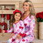 Pyjamas imprimés d'amour pour la Saint-Valentin - Ensemble assorti parent-enfant