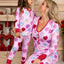 Pyjamas imprimés d'amour pour la Saint-Valentin - Ensemble assorti parent-enfant