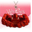 Valentine's Day Crystal Pendant Necklace Set in Soap Rose Gift Box