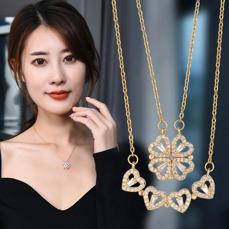 Four-leaf Clover Titanium Steel Necklace