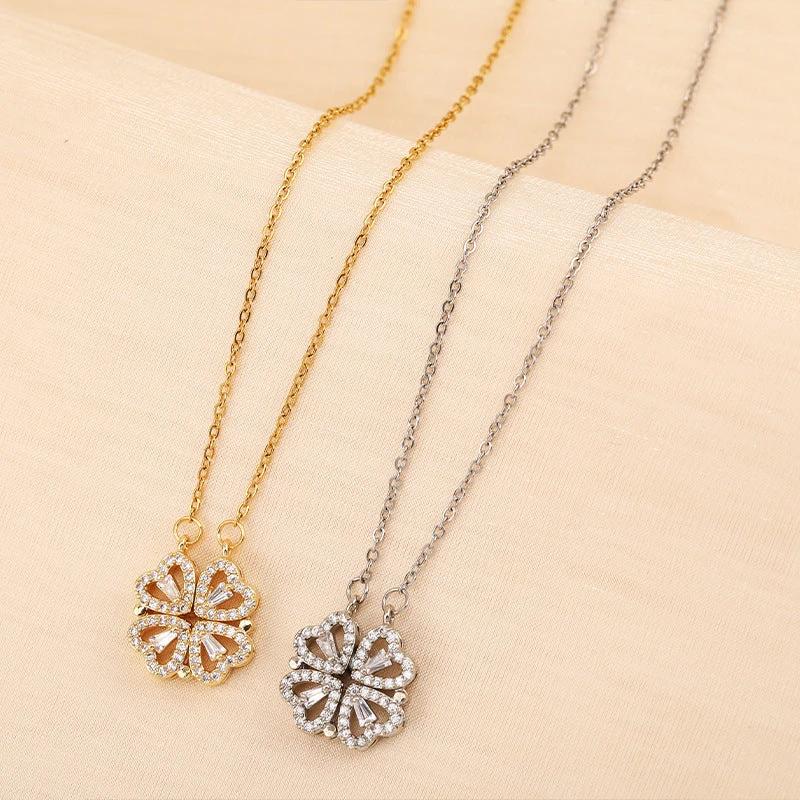 Four-leaf Clover Titanium Steel Necklace