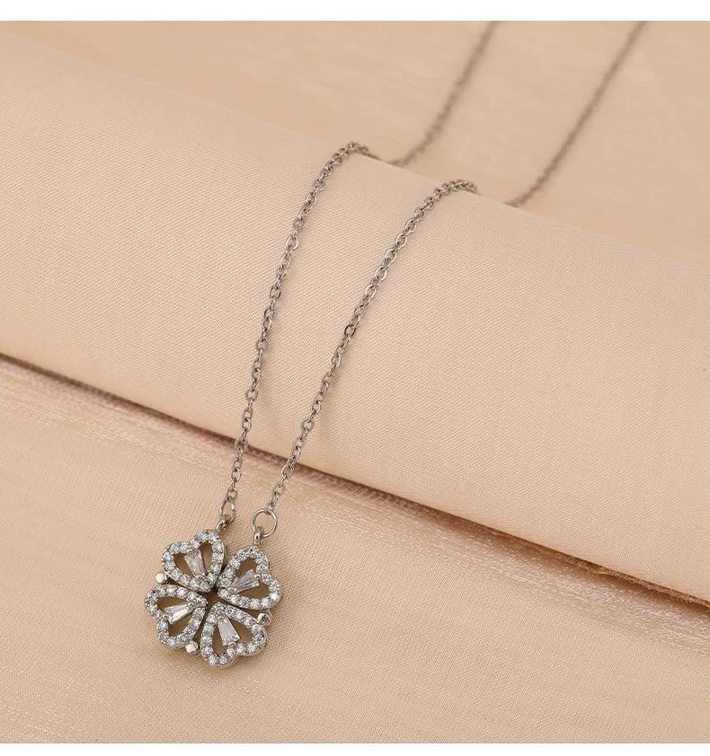 Four-leaf Clover Titanium Steel Necklace