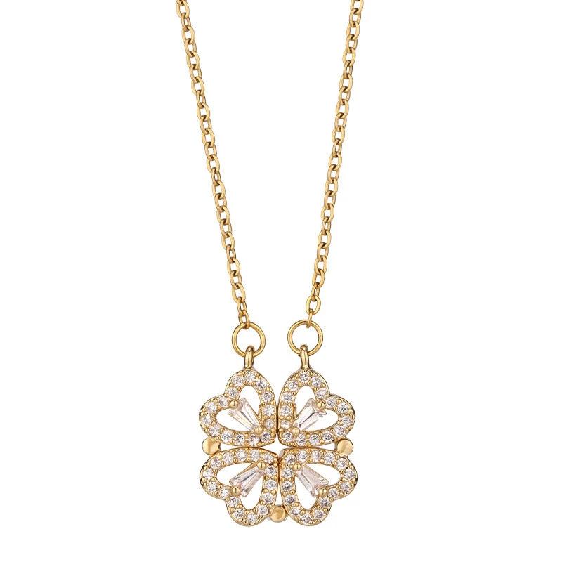 Four-leaf Clover Titanium Steel Necklace