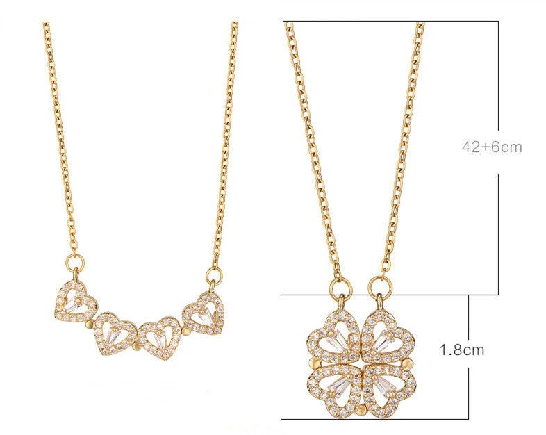 Four-leaf Clover Titanium Steel Necklace