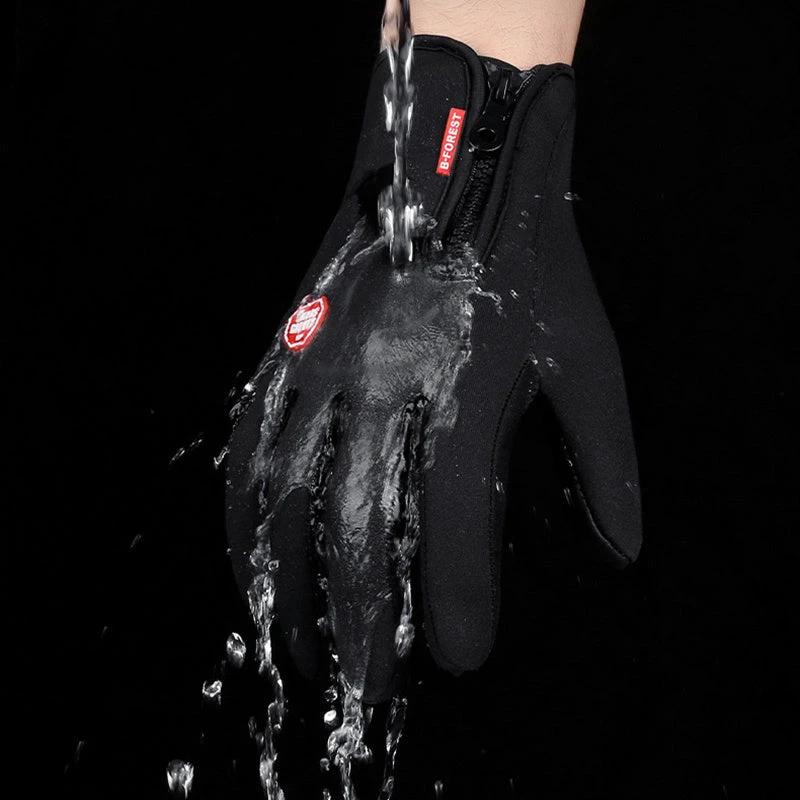 Guantes de Montar Táctiles de Invierno Premium con Forro de Forro Polar