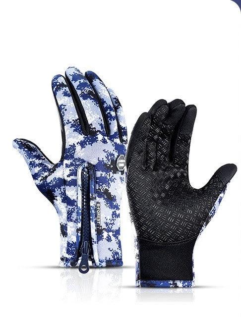 Guantes de Montar Táctiles de Invierno Premium con Forro de Forro Polar