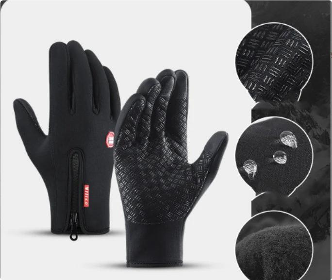 Guantes de Montar Táctiles de Invierno Premium con Forro de Forro Polar