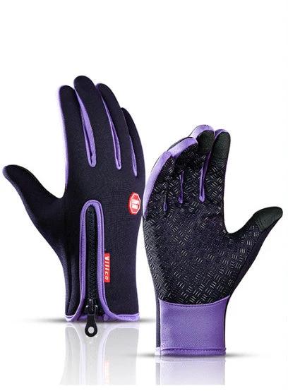 Guantes de Montar Táctiles de Invierno Premium con Forro de Forro Polar