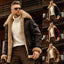 Chaqueta de Invierno Estilo Militar para Hombre con Cuello de Forro y Piel