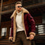Chaqueta de Invierno Estilo Militar para Hombre con Cuello de Forro y Piel