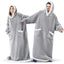 Hoodie Blanket TV d'hiver - Pullover surdimensionné avec poches