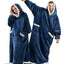 Hoodie Blanket TV d'hiver - Pullover surdimensionné avec poches