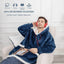 Hoodie Blanket TV d'hiver - Pullover surdimensionné avec poches