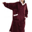 Hoodie Blanket TV d'hiver - Pullover surdimensionné avec poches