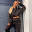 Women's 2-Piece Jogging Suit - Stylish Long Sleeve Tracksuit