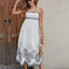 Robe Midi Brodée en Coton pour Femmes - Noir et Blanc Classique en A