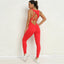 Combinaison de Yoga à Dos en V pour Femmes - Vêtements de Sport Premium