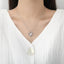 Collier Double Amour en Zircon avec Rhinestones