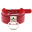 Edgy Leather Choker Collar