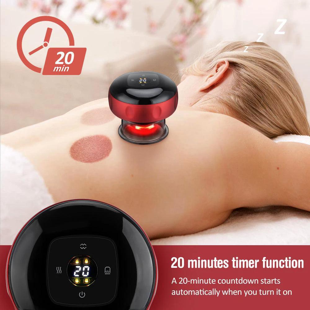 Dispositif de massage par ventouses électrique