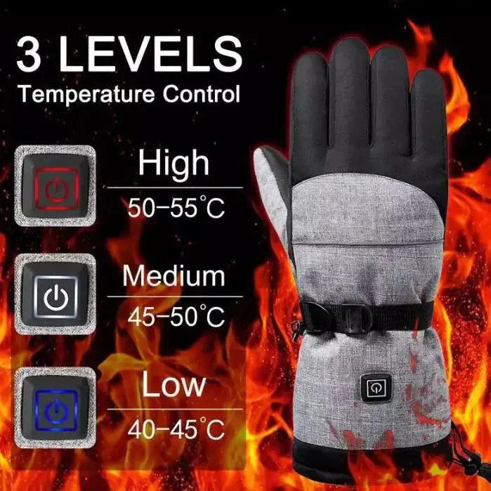 Gants chauffants électriques pour le ski et la moto