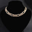 Elegant Cubic Zirconia Cuban Necklace