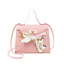 Elegant Leather Handbag with Scarf